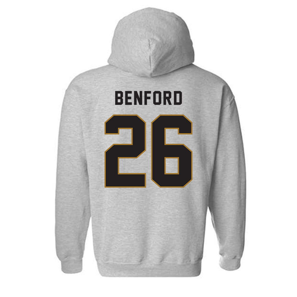 Emporia - NCAA Football : Nate Benford - Classic Shersey Hooded Sweatshirt-1