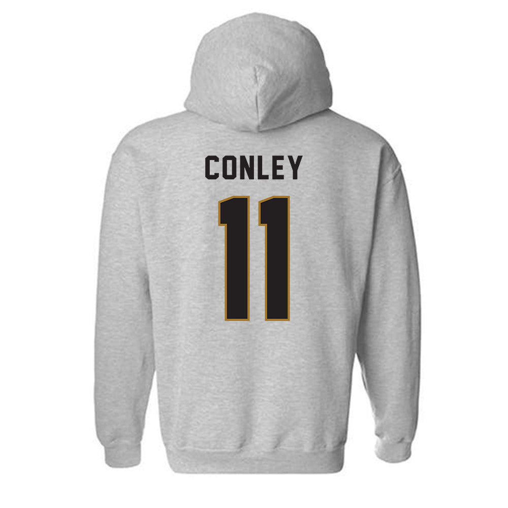 Emporia - NCAA Men's Basketball : Devin Conley - Classic Shersey Hooded Sweatshirt-1