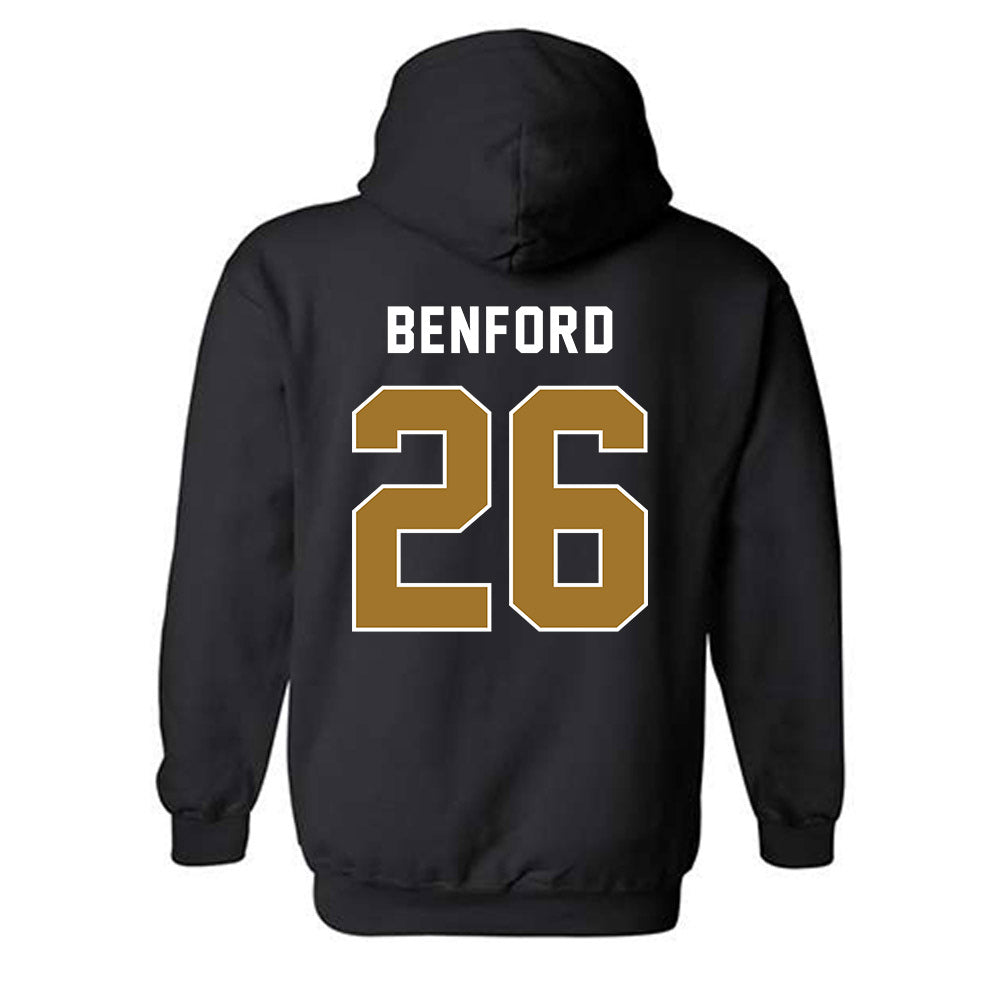 Emporia - NCAA Football : Nate Benford - Classic Shersey Hooded Sweatshirt-1