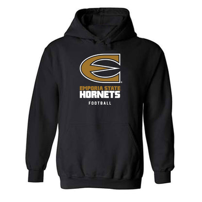 Emporia - NCAA Football : Nate Benford - Classic Shersey Hooded Sweatshirt-0