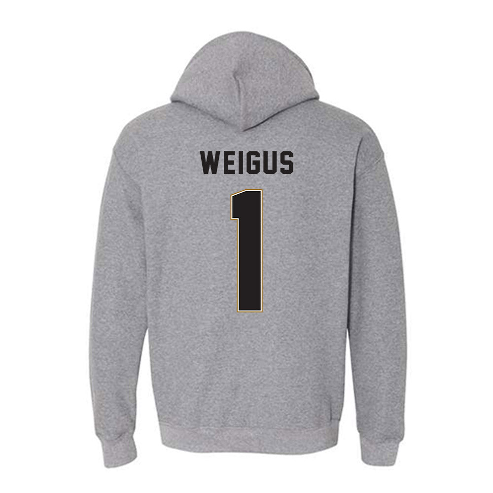 Emporia - NCAA Men's Basketball : Jack Weigus - Classic Shersey Hooded Sweatshirt-1