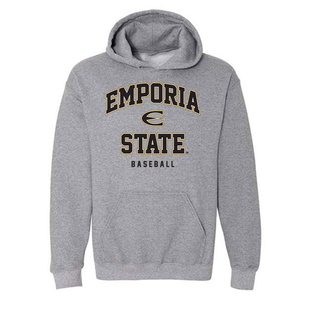 Emporia - NCAA Baseball : Brady Unrein - Classic Shersey Hooded Sweatshirt-0