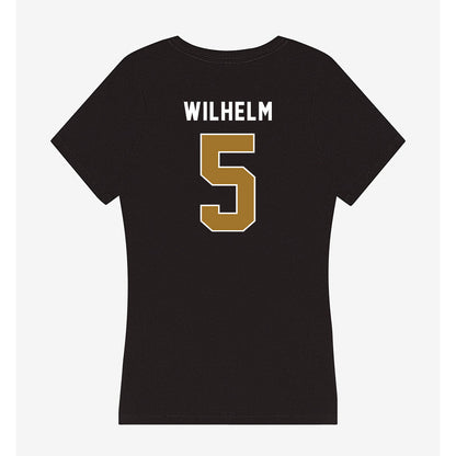 Emporia - NCAA Men's Basketball : Elijah Wilhelm - Classic Shersey Women's V-Neck T-Shirt-1