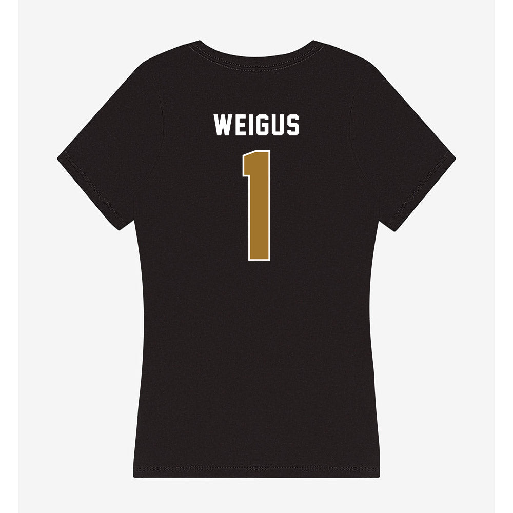 Emporia - NCAA Men's Basketball : Jack Weigus - Classic Shersey Women's V-Neck T-Shirt-1