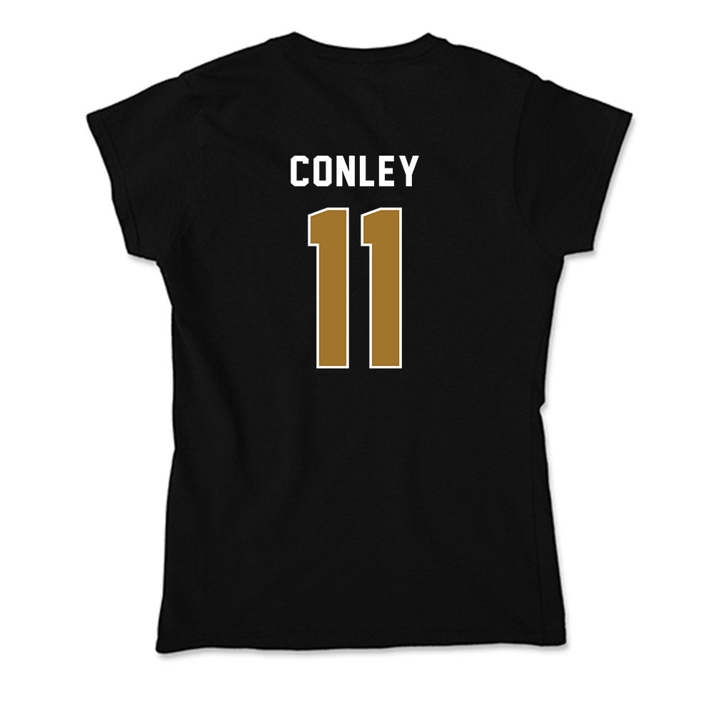 Emporia - NCAA Men's Basketball : Devin Conley - Classic Shersey Soft Style Women’s T-Shirt-1