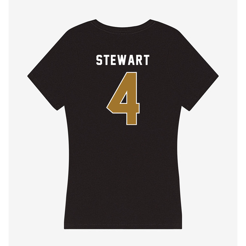 Emporia - NCAA Men's Basketball : Sheldon Stewart - Classic Shersey Women's V-Neck T-Shirt-1
