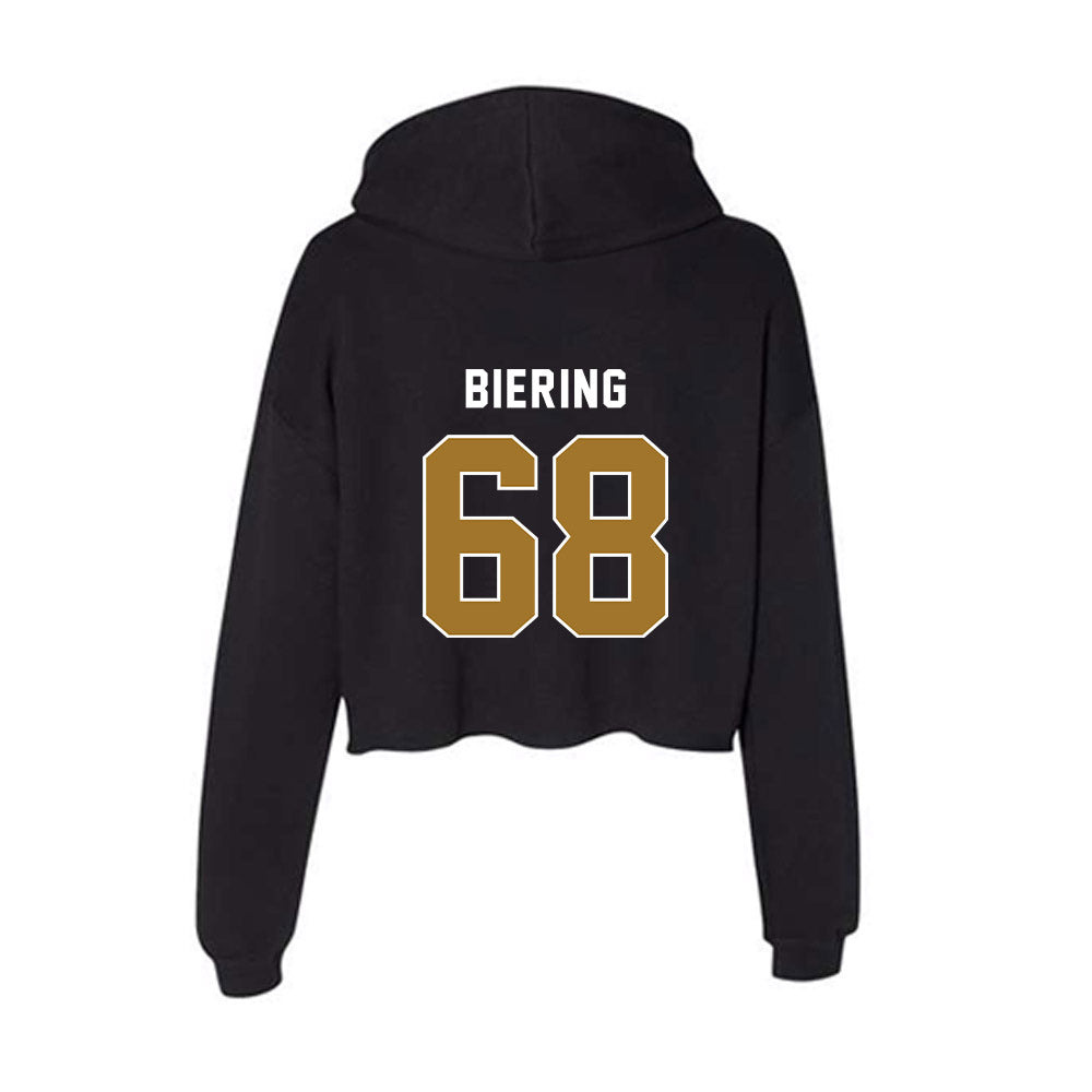 Emporia - NCAA Football : Tycen Biering - Classic Shersey Women's Crop Fleece Hoodie-1