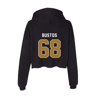 Emporia - NCAA Football : Sixto Bustos - Classic Shersey Women's Crop Fleece Hoodie-1