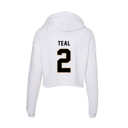 Emporia - NCAA Football : Felix Teal - Classic Shersey Women's Crop Fleece Hoodie-1