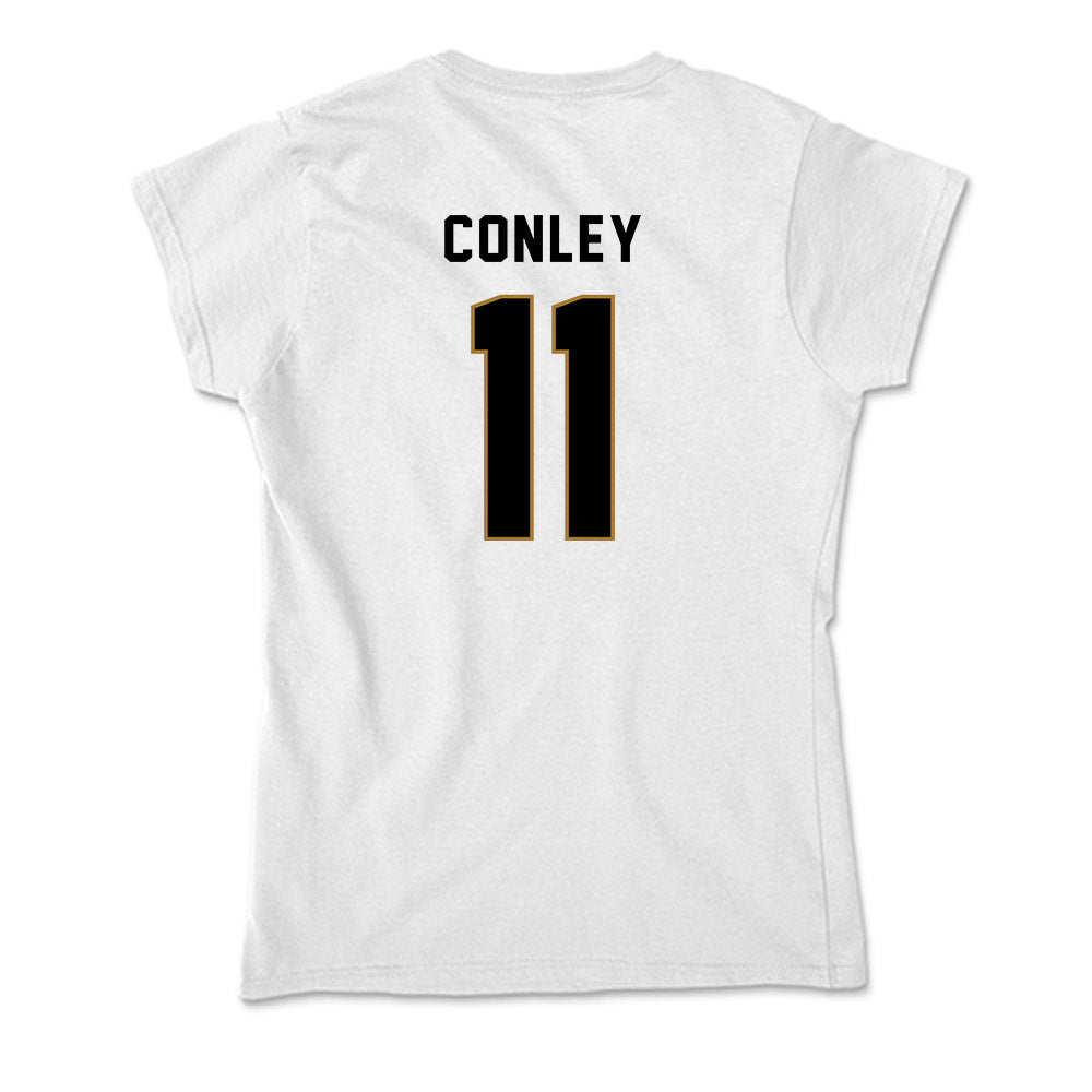 Emporia - NCAA Men's Basketball : Devin Conley - Classic Shersey Soft Style Women’s T-Shirt-1