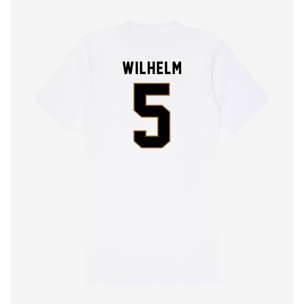 Emporia - NCAA Men's Basketball : Elijah Wilhelm - Classic Shersey Women's V-Neck T-Shirt-1