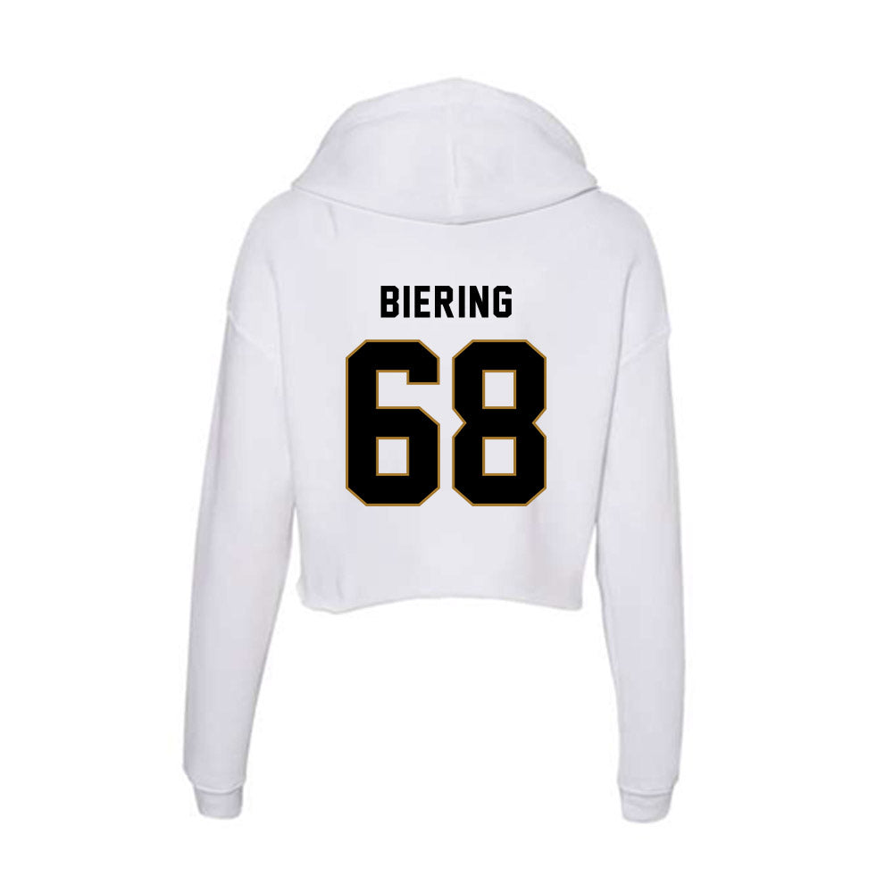 Emporia - NCAA Football : Tycen Biering - Classic Shersey Women's Crop Fleece Hoodie-1