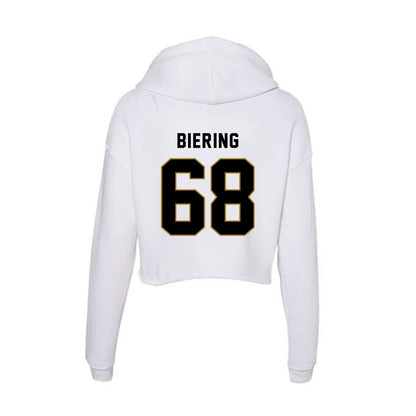 Emporia - NCAA Football : Tycen Biering - Classic Shersey Women's Crop Fleece Hoodie-1