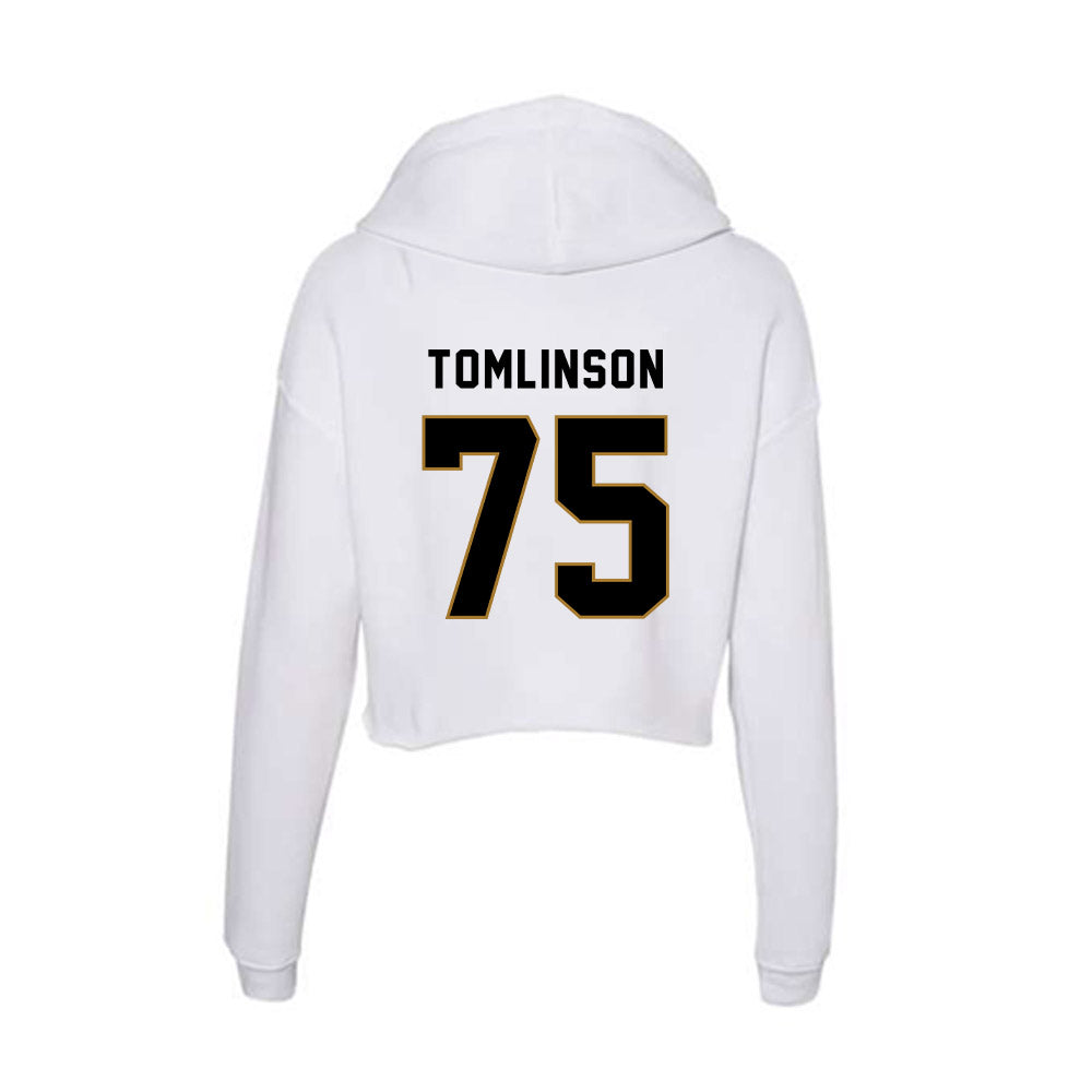 Emporia - NCAA Football : Everson Tomlinson - Classic Shersey Women's Crop Fleece Hoodie-1