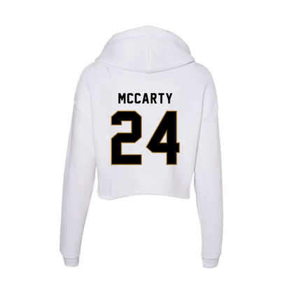 Emporia - NCAA Football : Erik McCarty - Classic Shersey Women's Crop Fleece Hooded Sweatshirt-1