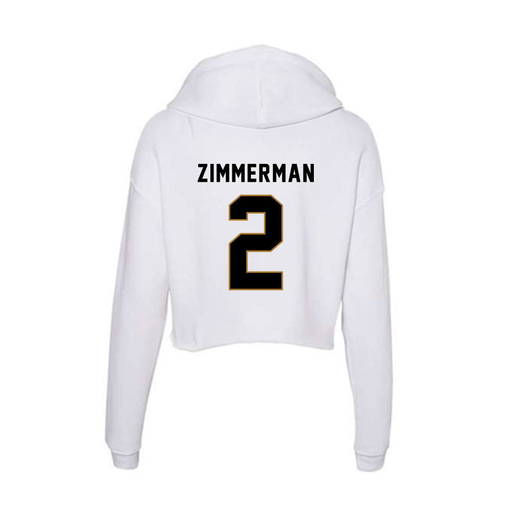 Emporia - NCAA Women's Soccer : Avery Zimmerman - Classic Shersey Women's Crop Fleece Hoodie-1