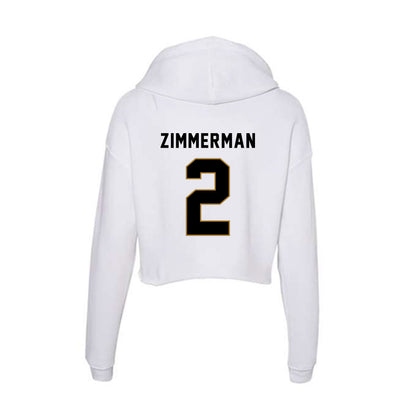 Emporia - NCAA Women's Soccer : Avery Zimmerman - Classic Shersey Women's Crop Fleece Hoodie-1