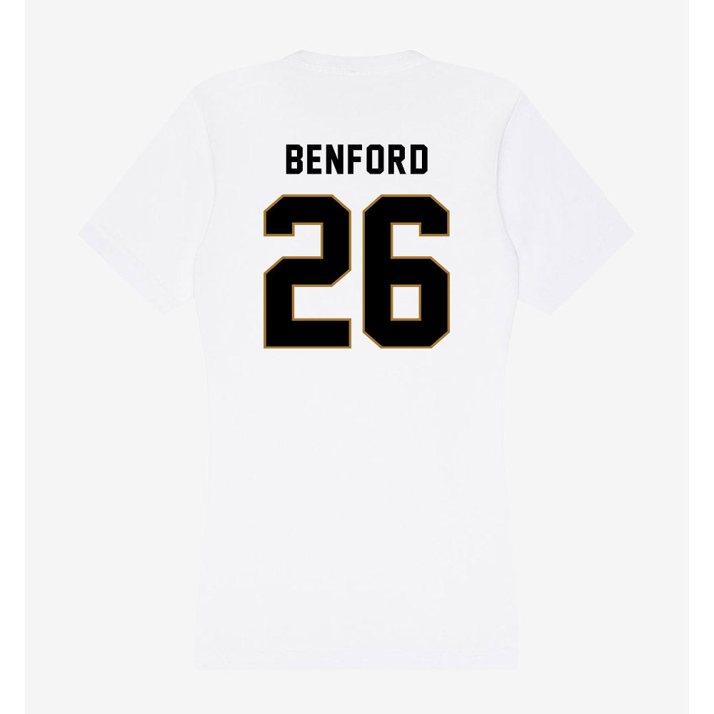 Emporia - NCAA Football : Nate Benford - Classic Shersey Women's V-Neck T-Shirt-1