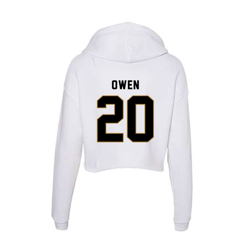 Emporia - NCAA Football : Devon Owen - Classic Shersey Women's Crop Fleece Hoodie-1