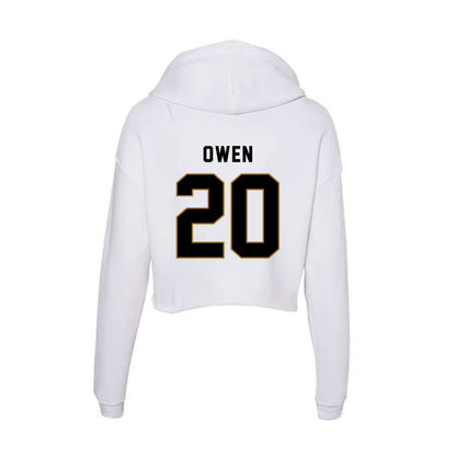 Emporia - NCAA Football : Devon Owen - Classic Shersey Women's Crop Fleece Hoodie-1