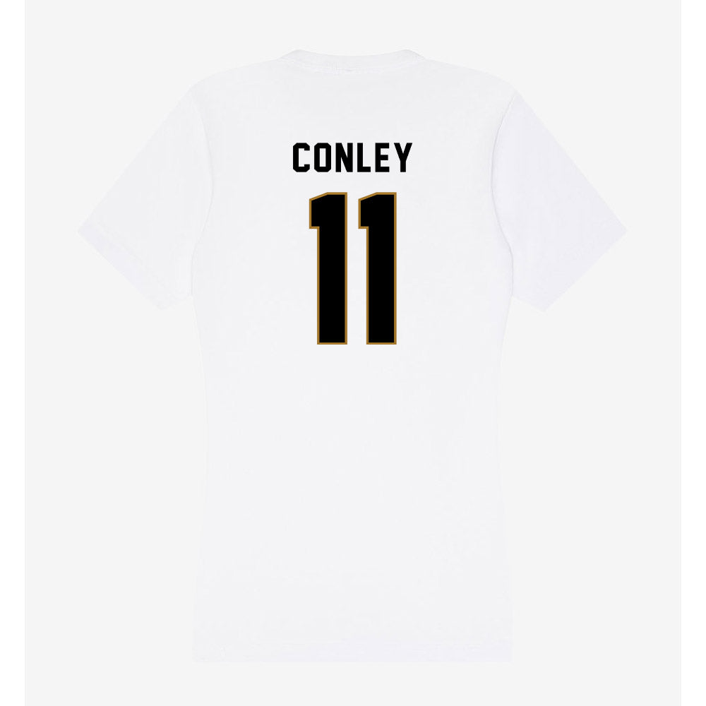 Emporia - NCAA Men's Basketball : Devin Conley - Classic Shersey Women's V-Neck T-Shirt-1