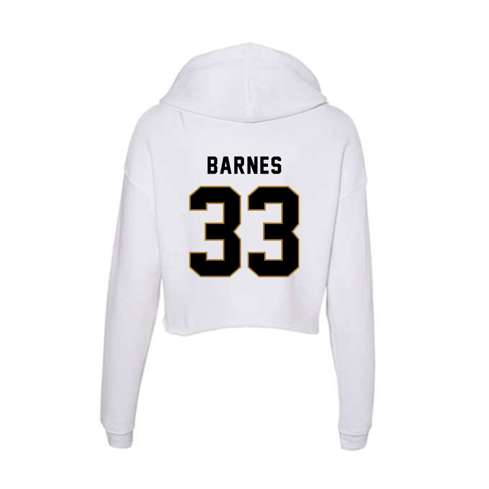 Emporia - NCAA Baseball : Grayson Barnes - Classic Shersey Women's Crop Fleece Hoodie-1