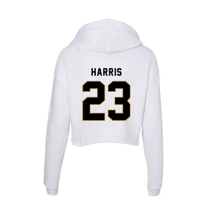 Emporia - NCAA Men's Basketball : Chris Harris - Classic Shersey Women's Crop Fleece Hoodie-1