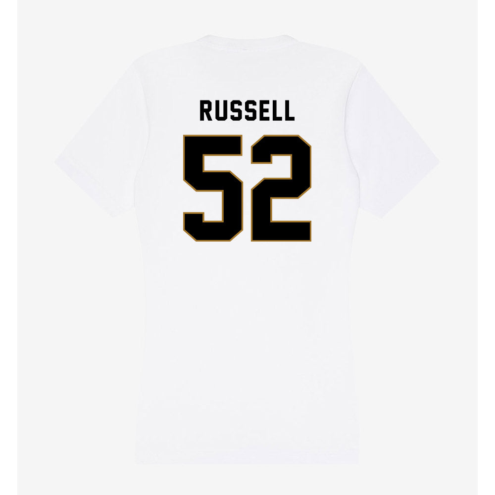 Emporia - NCAA Football : Marte Russell - Classic Shersey Women's V-Neck T-Shirt-1