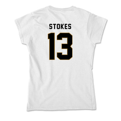 Emporia - NCAA Men's Basketball : Eli Stokes - Classic Shersey Soft Style Women’s T-Shirt-1