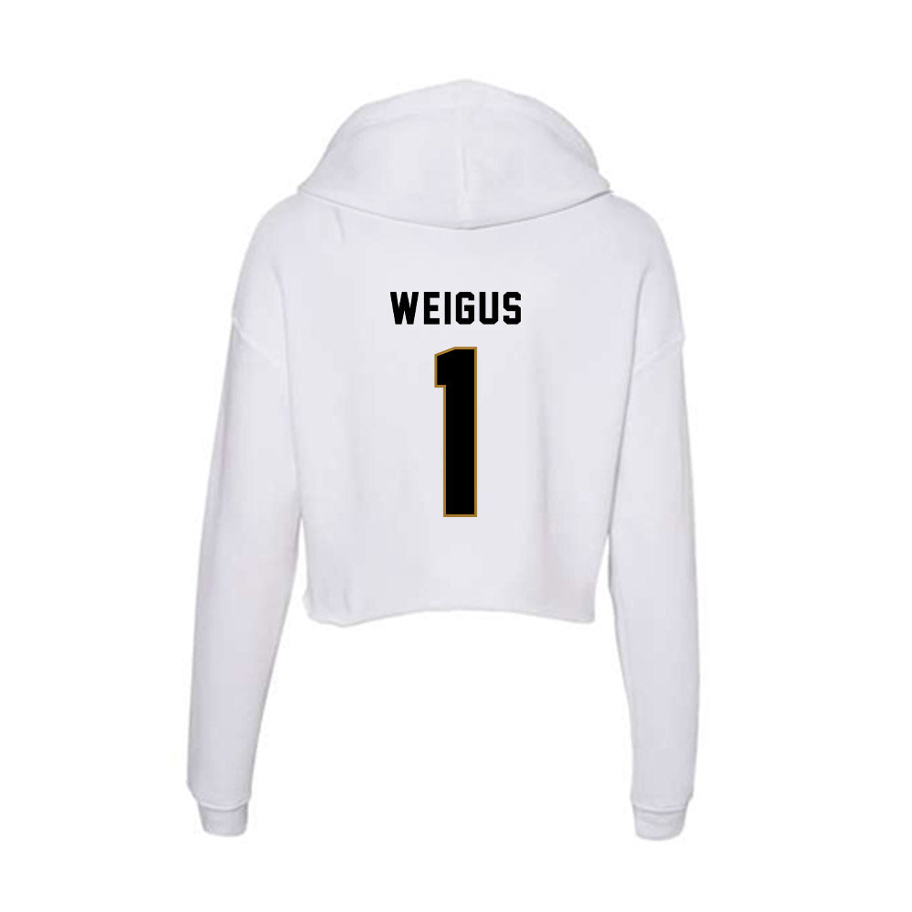 Emporia - NCAA Men's Basketball : Jack Weigus - Classic Shersey Women's Crop Fleece Hoodie-1