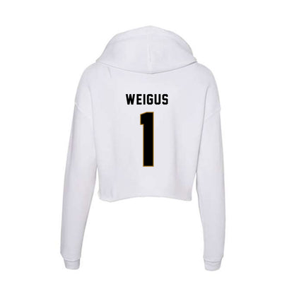 Emporia - NCAA Men's Basketball : Jack Weigus - Classic Shersey Women's Crop Fleece Hoodie-1