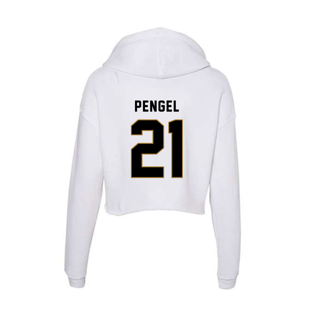 Emporia - NCAA Men's Basketball : Andrew Pengel - Classic Shersey Women's Crop Fleece Hoodie-1