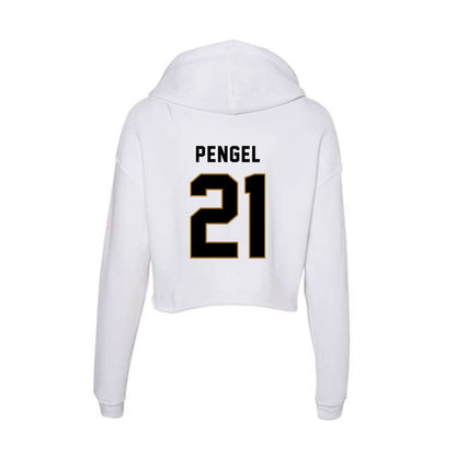 Emporia - NCAA Men's Basketball : Andrew Pengel - Classic Shersey Women's Crop Fleece Hoodie-1