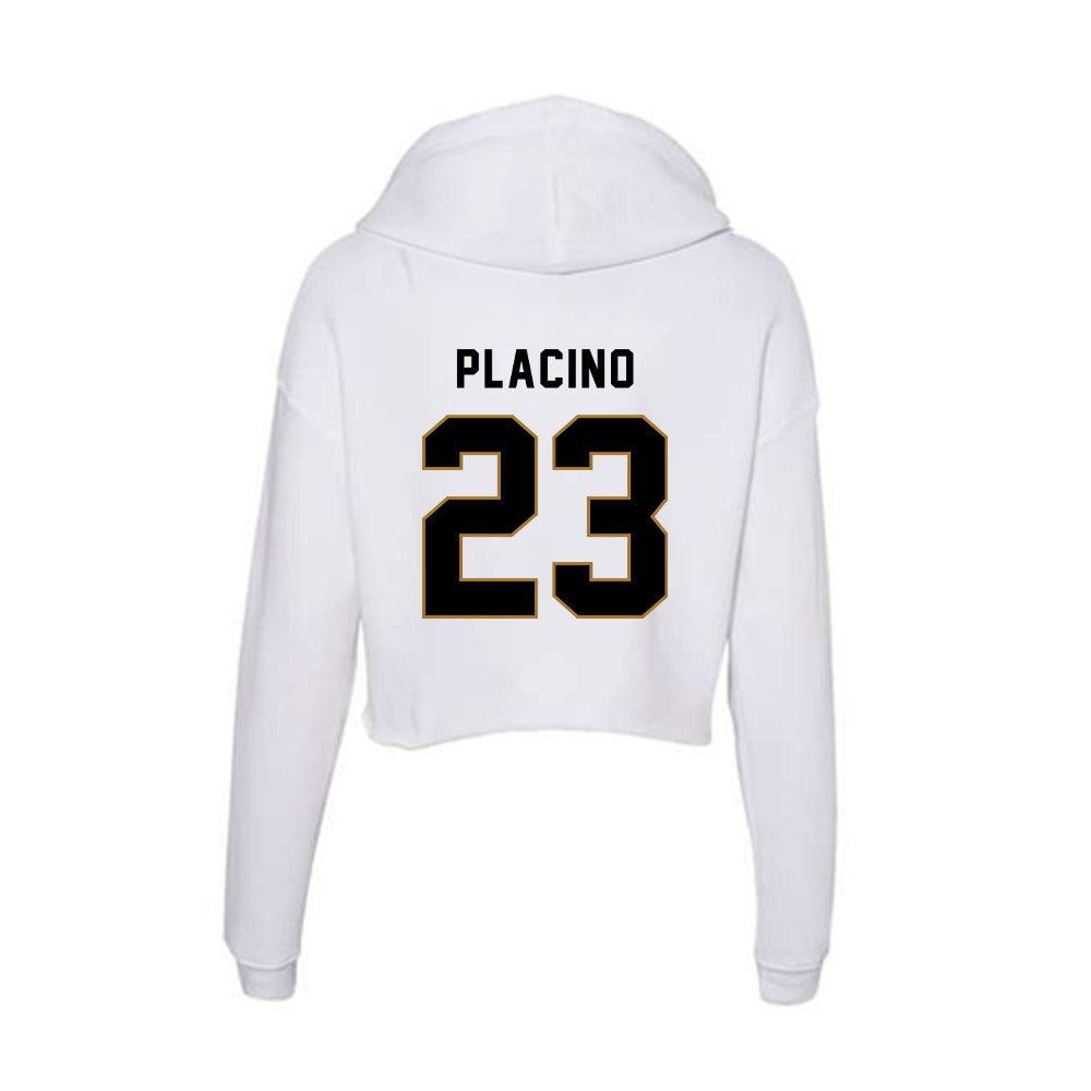 Emporia - NCAA Women's Soccer : Dahlia Placino - Classic Shersey Women's Crop Fleece Hoodie-1