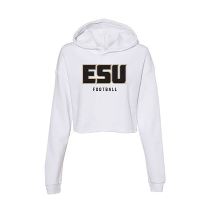 Emporia - NCAA Football : Erik McCarty - Classic Shersey Women's Crop Fleece Hooded Sweatshirt-0