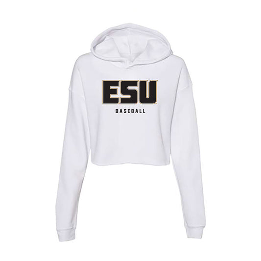 Emporia - NCAA Baseball : Austin Lynn - Classic Shersey Women's Crop Fleece Hoodie-0