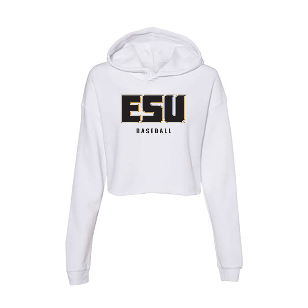 Emporia - NCAA Baseball : Jayce Meyer - Classic Shersey Women's Crop Fleece Hoodie-0