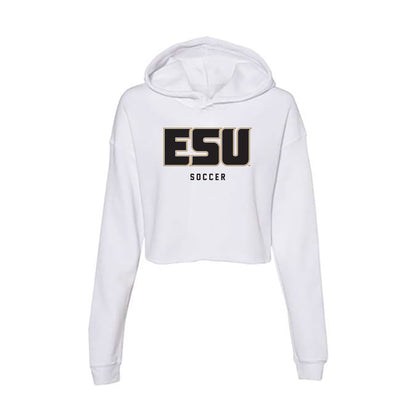 Emporia - NCAA Women's Soccer : Dahlia Placino - Classic Shersey Women's Crop Fleece Hoodie-0
