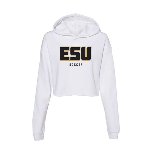 Emporia - NCAA Women's Soccer : Dahlia Placino - Classic Shersey Women's Crop Fleece Hoodie-0