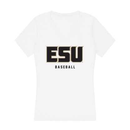 Emporia - NCAA Baseball : Jayce Meyer - Classic Shersey Women's V-Neck T-Shirt-0