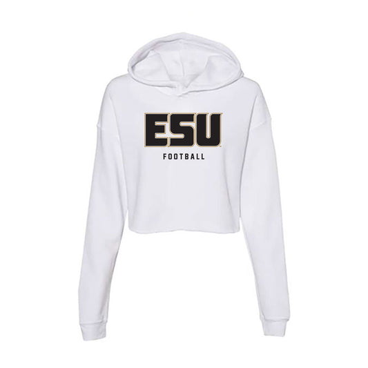 Emporia - NCAA Football : Beau Redwood - Classic Shersey Women's Crop Fleece Hoodie-0