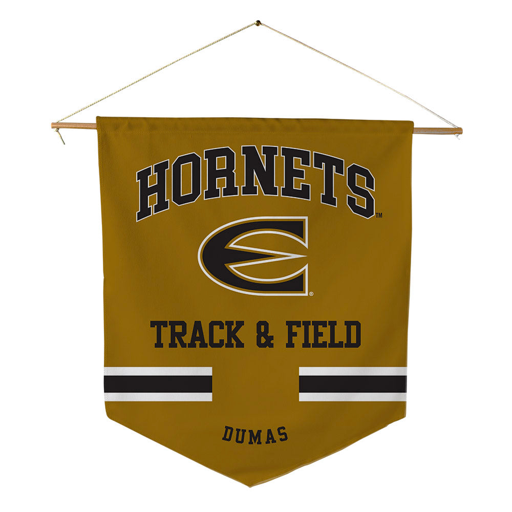 Emporia - NCAA Women's Track & Field : Lou Dumas - Pennant - 18" x 21"-0