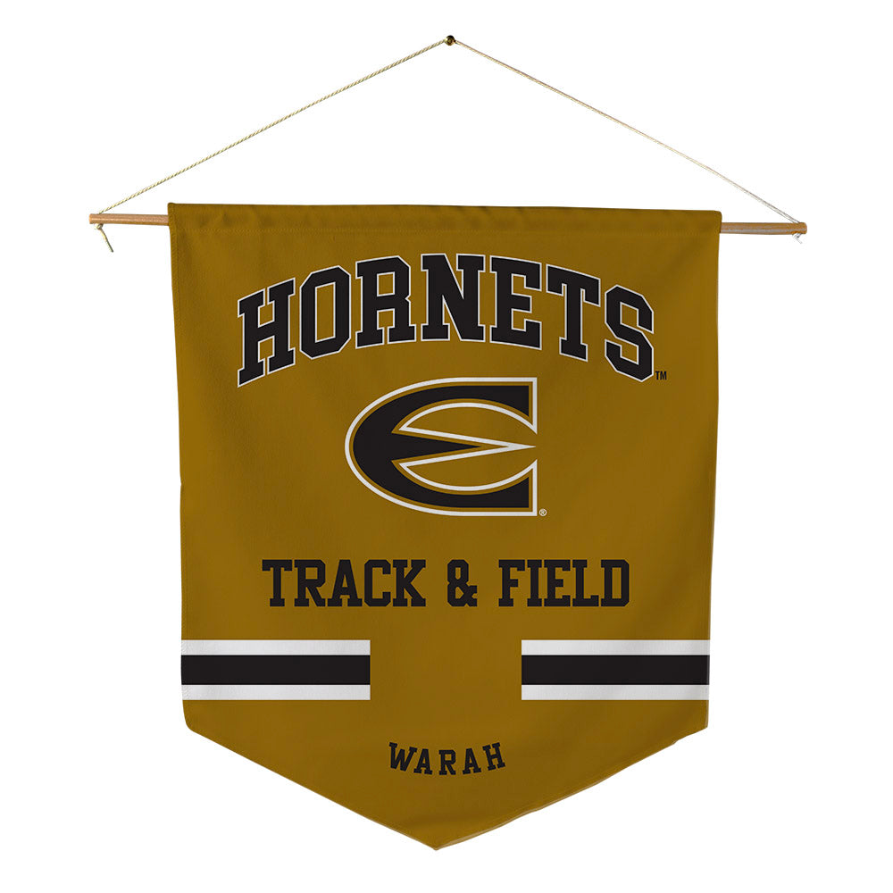 Emporia - NCAA Men's Track & Field : Peace Warah - Pennant - 18" x 21"-0