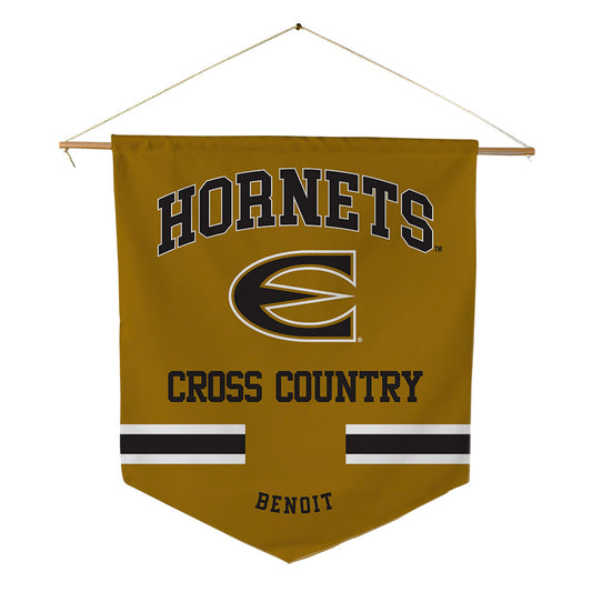 Emporia - NCAA Men's Cross Country : Evan Benoit - Pennant - 18" x 21"-0