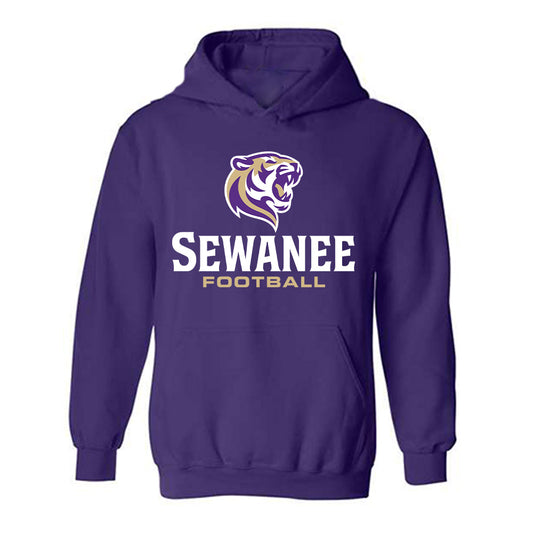 Sewanee - NCAA Football : Brett Dobbs - Classic Shersey Hooded Sweatshirt-0