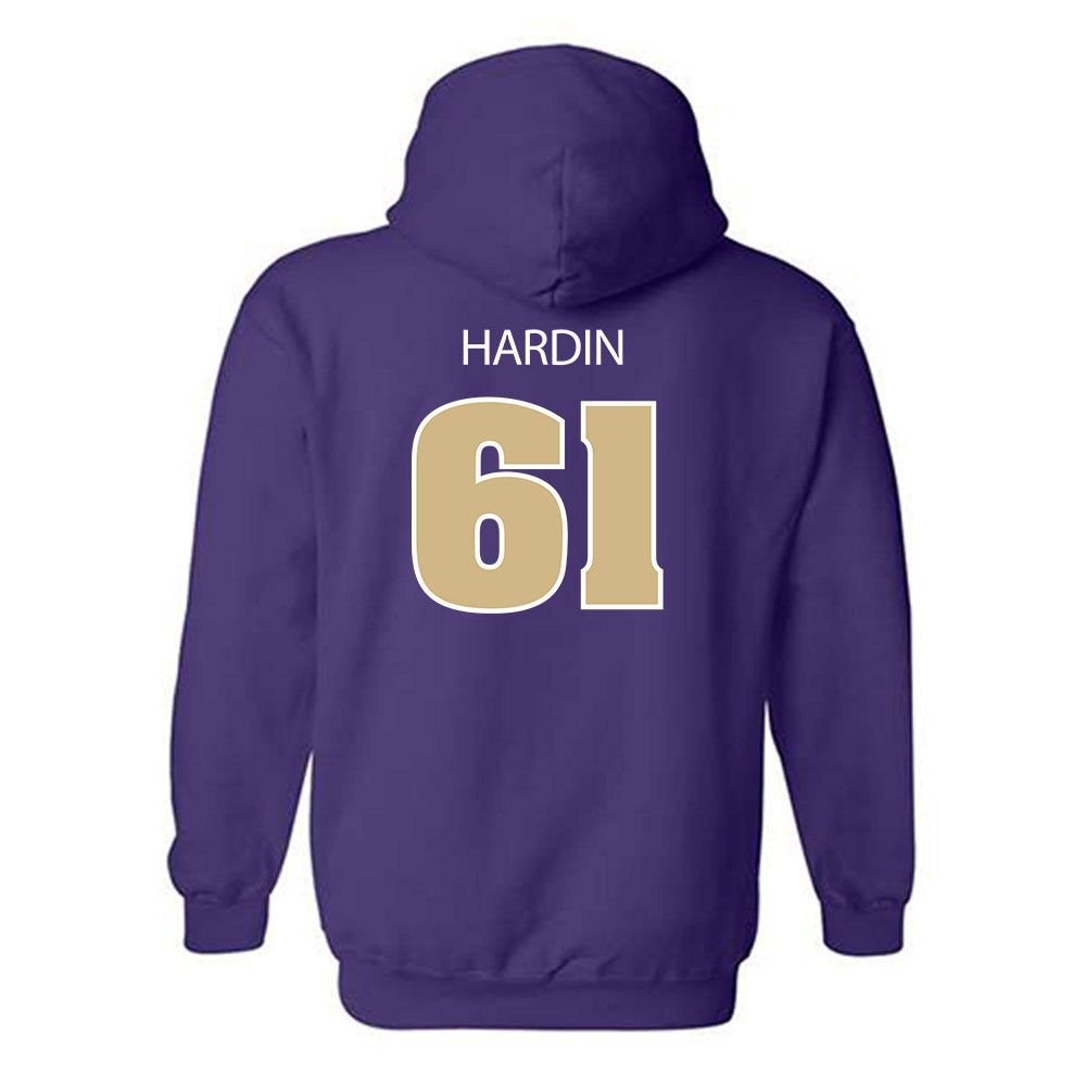 Sewanee - NCAA Football : Buck Hardin - Classic Shersey Hooded Sweatshirt-1