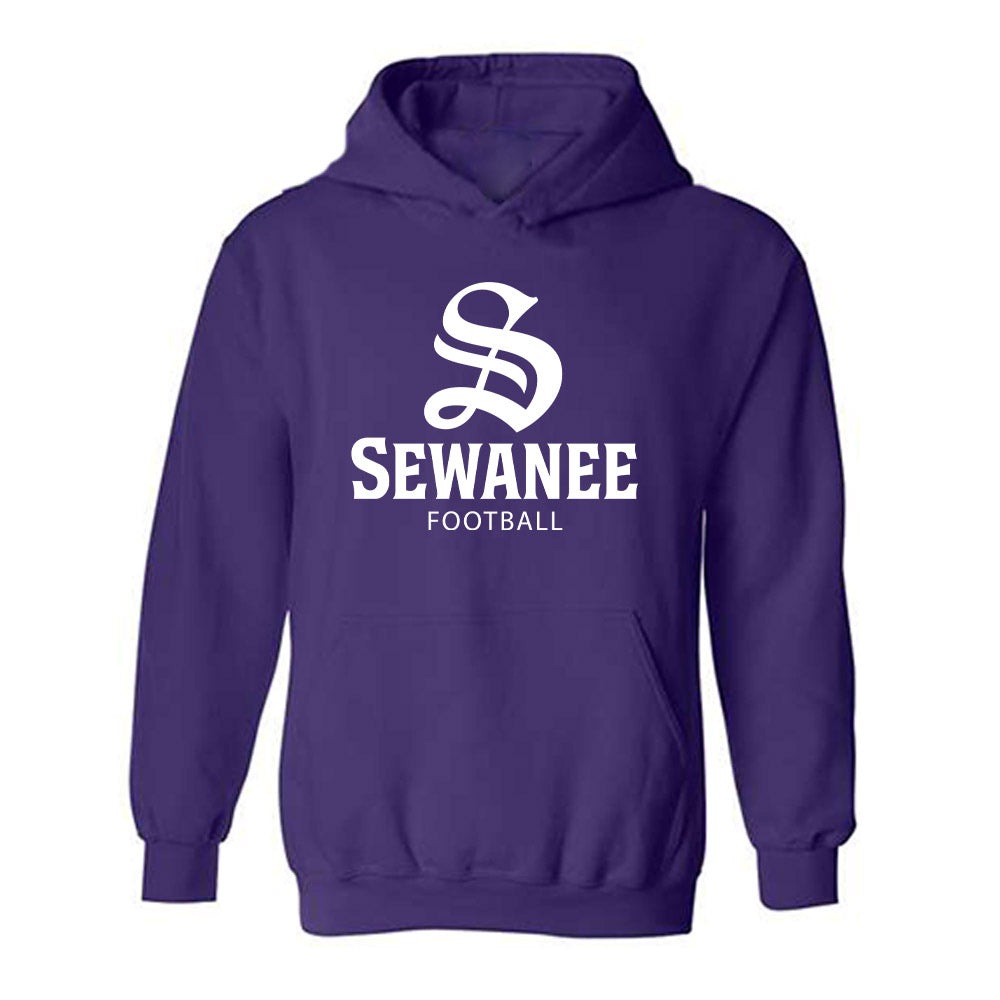 Sewanee - NCAA Football : Buck Hardin - Classic Shersey Hooded Sweatshirt-0
