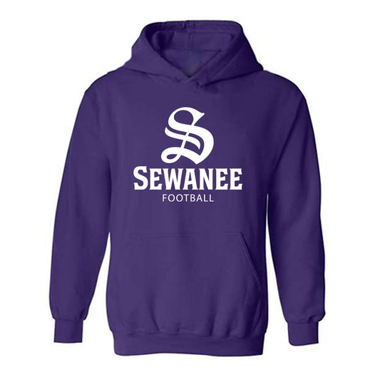 Sewanee - NCAA Football : Buck Hardin - Classic Shersey Hooded Sweatshirt-0