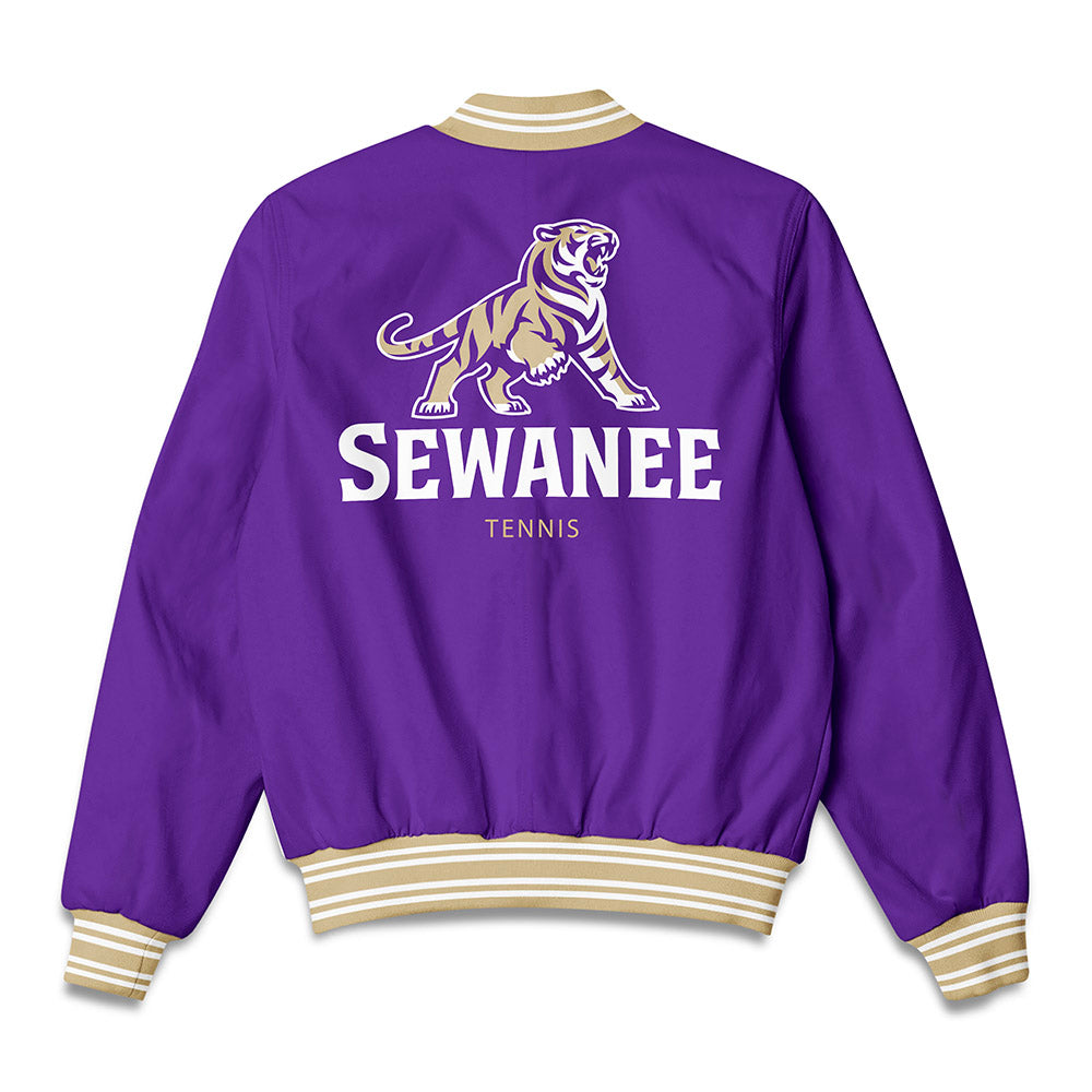 Sewanee - NCAA Women's Tennis : Allison Bizub - Bomber Jacket-1