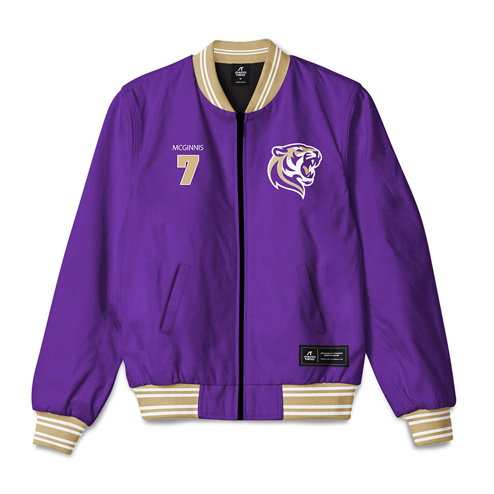 Sewanee - NCAA Football : Logan McGinnis - Bomber Jacket-0